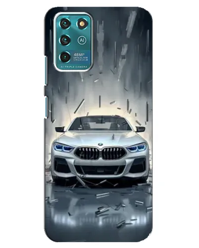Чехол для ZTE Blade V30 Vita с картинкой «BMW в свете фар»