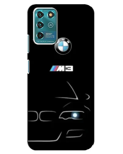 Чехол для ZTE Blade V30 Vita с картинкой «Минималистичный принт BMW M3»