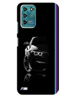 Чехол для ZTE Blade V30 Vita с картинкой «Силуэт BMW в темноте»