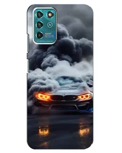 Чехол для ZTE Blade V30 Vita с картинкой «BMW в дыму»