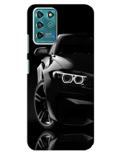 Чехол для ZTE Blade V30 Vita с картинкой «Черная BMW — профиль»