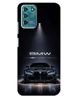 Чехол для ZTE Blade V30 Vita с картинкой «BMW сквозь ночной город»