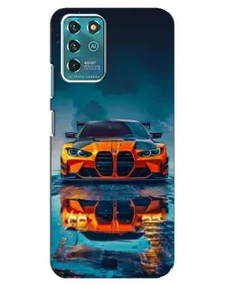 Чехол для ZTE Blade V30 Vita с картинкой «BMW — золотая эмблема»