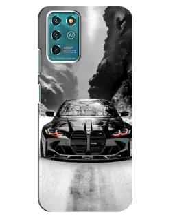Чехол для ZTE Blade V30 Vita с картинкой «BMW — акварельный дрифт»