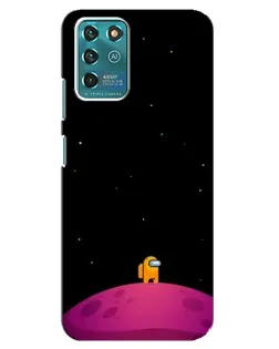 Чехол для ZTE Blade V30 Vita с картинкой «Одинокий герой на планете» Чехол для ZTE Blade V30 Vita с картинкой «Одинокий герой на планете»