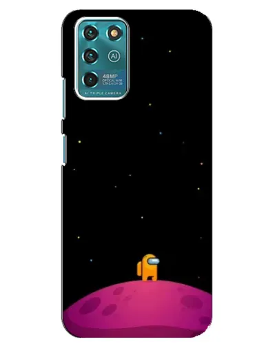 Чехол для ZTE Blade V30 Vita с картинкой «Одинокий герой на планете»