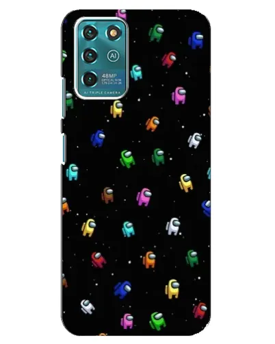 Чехол для ZTE Blade V30 Vita с картинкой «Экипаж Among Us»