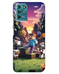 Чохол для ZTE Blade V30 Vita з картинкою «Стів на фермі» Чохол для ZTE Blade V30 Vita з картинкою «Стів на фермі»