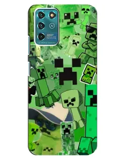 Чехол для ZTE Blade V30 Vita с картинкой «Криперы Minecraft» Чехол для ZTE Blade V30 Vita с картинкой «Криперы Minecraft»