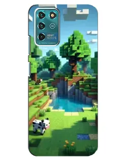 Чехол для ZTE Blade V30 Vita с картинкой «Minecraft летний день»