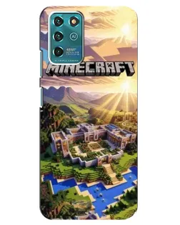 Чехол для ZTE Blade V30 Vita с картинкой «Minecraft панорама»