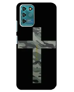 Чехол для ZTE Blade V30 Vita с картинкой «Милитари Крест»