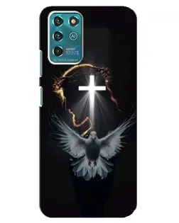 Чехол для ZTE Blade V30 Vita с картинкой «Голубь и Свет»