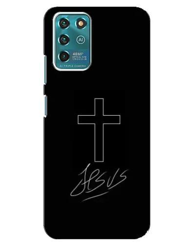 Чехол для ZTE Blade V30 Vita с картинкой «Графический крест Jesus» Чехол для ZTE Blade V30 Vita с картинкой «Графический крест Jesus»