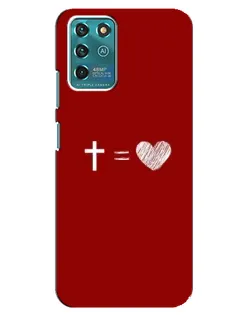 Чехол для ZTE Blade V30 Vita с картинкой «Уравнение любви»
