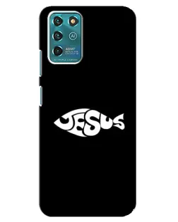 Чехол для ZTE Blade V30 Vita с картинкой «Рыба Jesus»