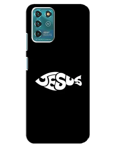 Чехол для ZTE Blade V30 Vita с картинкой «Рыба Jesus» Чехол для ZTE Blade V30 Vita с картинкой «Рыба Jesus»