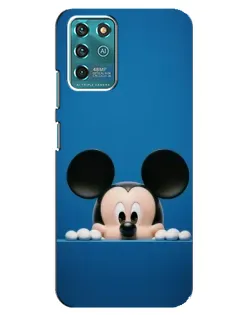 Чохол для ZTE Blade V30 Vita з картинкою «Міккі виглядає»