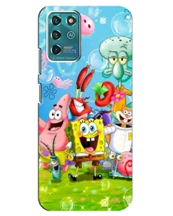 Чохол для ZTE Blade V30 Vita з картинкою «Губка Боб та друзі»