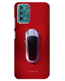 Чехол для ZTE Blade V30 Vita с картинкой «Tesla Top View»