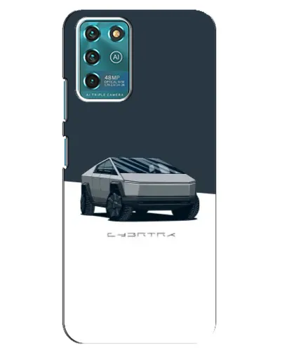 Чехол для ZTE Blade V30 Vita с картинкой «Серебристый Cybertruck Tesla» Чехол для ZTE Blade V30 Vita с картинкой «Серебристый Cybertruck Tesla»