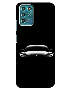 Чехол для ZTE Blade V30 Vita с картинкой «Фары Tesla Night»
