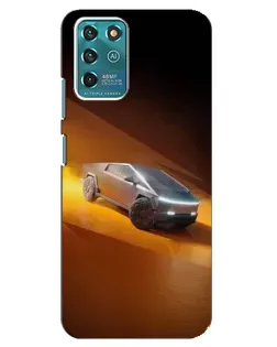 Чехол для ZTE Blade V30 Vita с картинкой «Cybertruck в пустыне»