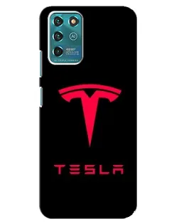 Чехол для ZTE Blade V30 Vita с картинкой «Tesla Red Logo»