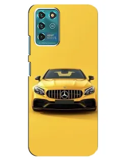 Чехол для ZTE Blade V30 Vita с картинкой «Желтый Mercedes GT»