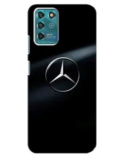 Чехол для ZTE Blade V30 Vita с картинкой «Mercedes на металле»