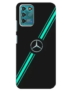 Чехол для ZTE Blade V30 Vita с картинкой «Спортивные линии Mercedes»