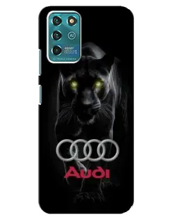 Чехол для ZTE Blade V30 Vita с картинкой «Пантера и Audi»