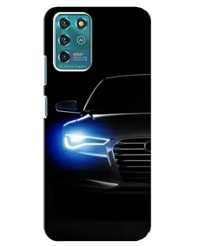 Чехол для ZTE Blade V30 Vita с картинкой «Неоновый взгляд Audi» Чехол для ZTE Blade V30 Vita с картинкой «Неоновый взгляд Audi»