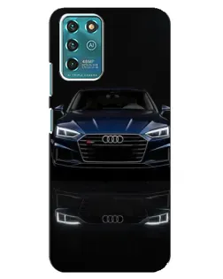 Чехол для ZTE Blade V30 Vita с картинкой «Audi — ночное отражение»