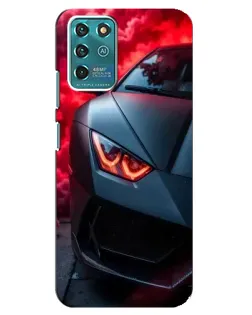 Чехол для ZTE Blade V30 Vita с картинкой «Lamborghini красное сияние»