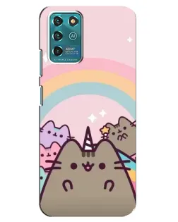 Чохол для ZTE Blade V30 Vita з картинкою «Єдиноріг Pusheen»