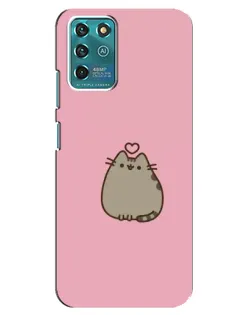 Чехол для ZTE Blade V30 Vita с картинкой «Pusheen сердце» Чехол для ZTE Blade V30 Vita с картинкой «Pusheen сердце»