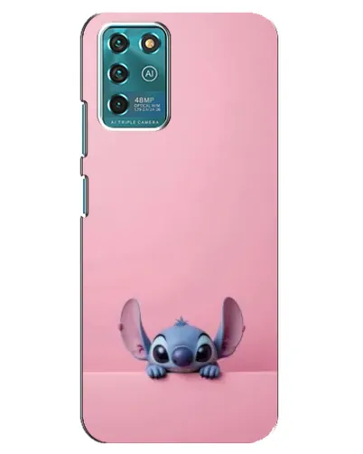 Чохол для ZTE Blade V30 Vita з картинкою «Stitch визирає»