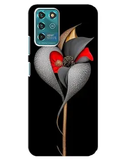Чохол для ZTE Blade V30 Vita з картинкою «Срібна фантазійна квітка» Чохол для ZTE Blade V30 Vita з картинкою «Срібна фантазійна квітка»