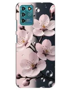 Чохол для ZTE Blade V30 Vita з картинкою «Ніжня сакура та краплі» Чохол для ZTE Blade V30 Vita з картинкою «Ніжня сакура та краплі»