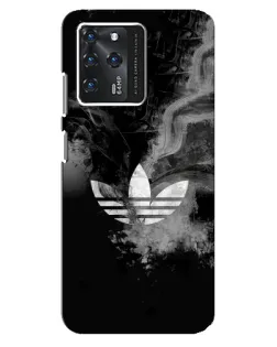 Чехол для ZTE Blade V30 с картинкой «Абстрактный дым Adidas»