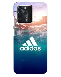 Чехол для ZTE Blade V30 с картинкой «Океанская глубина адидас»