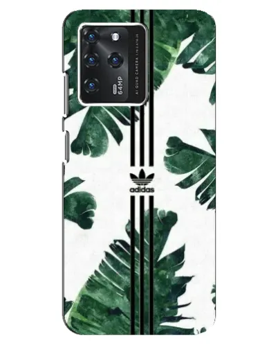 Чехол для ZTE Blade V30 с картинкой «Пальмовые листья адидас»