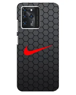 Чехол для ZTE Blade V30 с картинкой «Nike — карбоновая сетка»