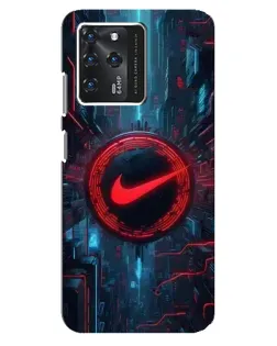Чехол для ZTE Blade V30 с картинкой «Техногенный стиль Nike»