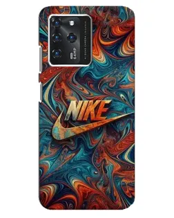 Чехол для ZTE Blade V30 с картинкой «Nike в абстракции»