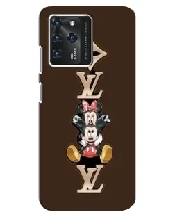 Чехол для ZTE Blade V30 с картинкой «LV и Микки Маус»