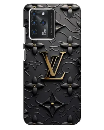 Чехол для ZTE Blade V30 с картинкой «Кожаная текстура LV»