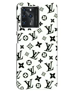 Чехол для ZTE Blade V30 с картинкой «Монохромный хаос LV»