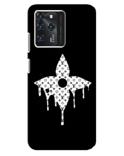 Чехол для ZTE Blade V30 с картинкой «Цветочная монограмма»